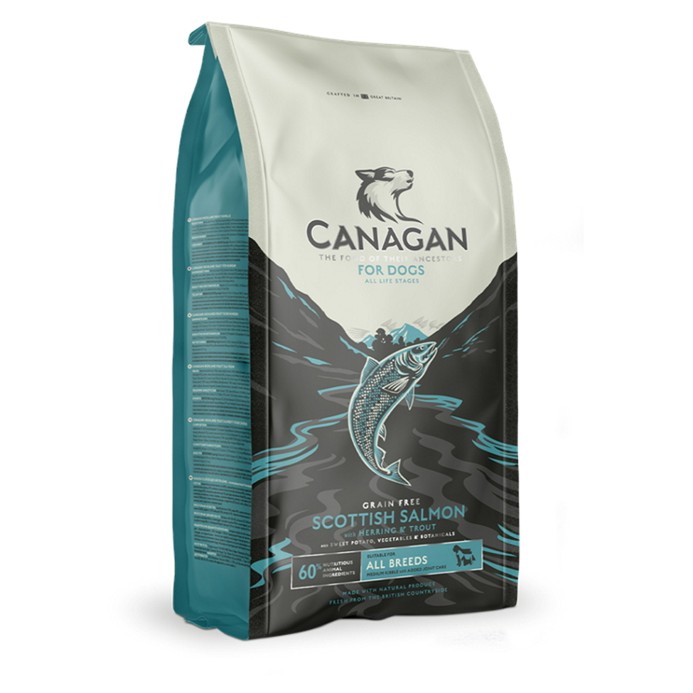 E-shop CANAGAN Scottish Salmon granule pre psov, Hmotnosť balenia (g): 6 kg