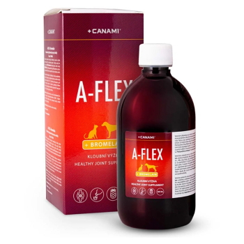 CANAMI A-Flex pre psy a mačky 500 ml (Veterinárne výživové doplnky na kĺby)