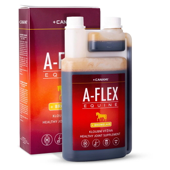 CANAMI A-Flex EQUINE pre kone 1000 ml (Veterinárne výživové doplnky pre kone)