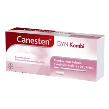 CANESTEN® GYN kombi vaginálna tableta 500 mg + krém 20 g