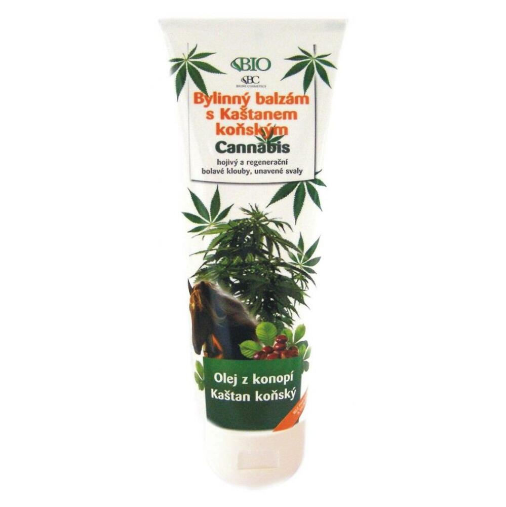 E-shop BIONE COSMETICS CANNABIS bylinný balzam s gaštanom konským 300 ml