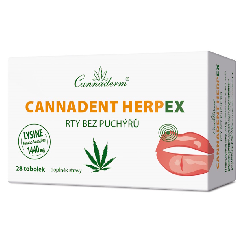 Cannaderm CANNADENT HERPEX 28 kapsúl