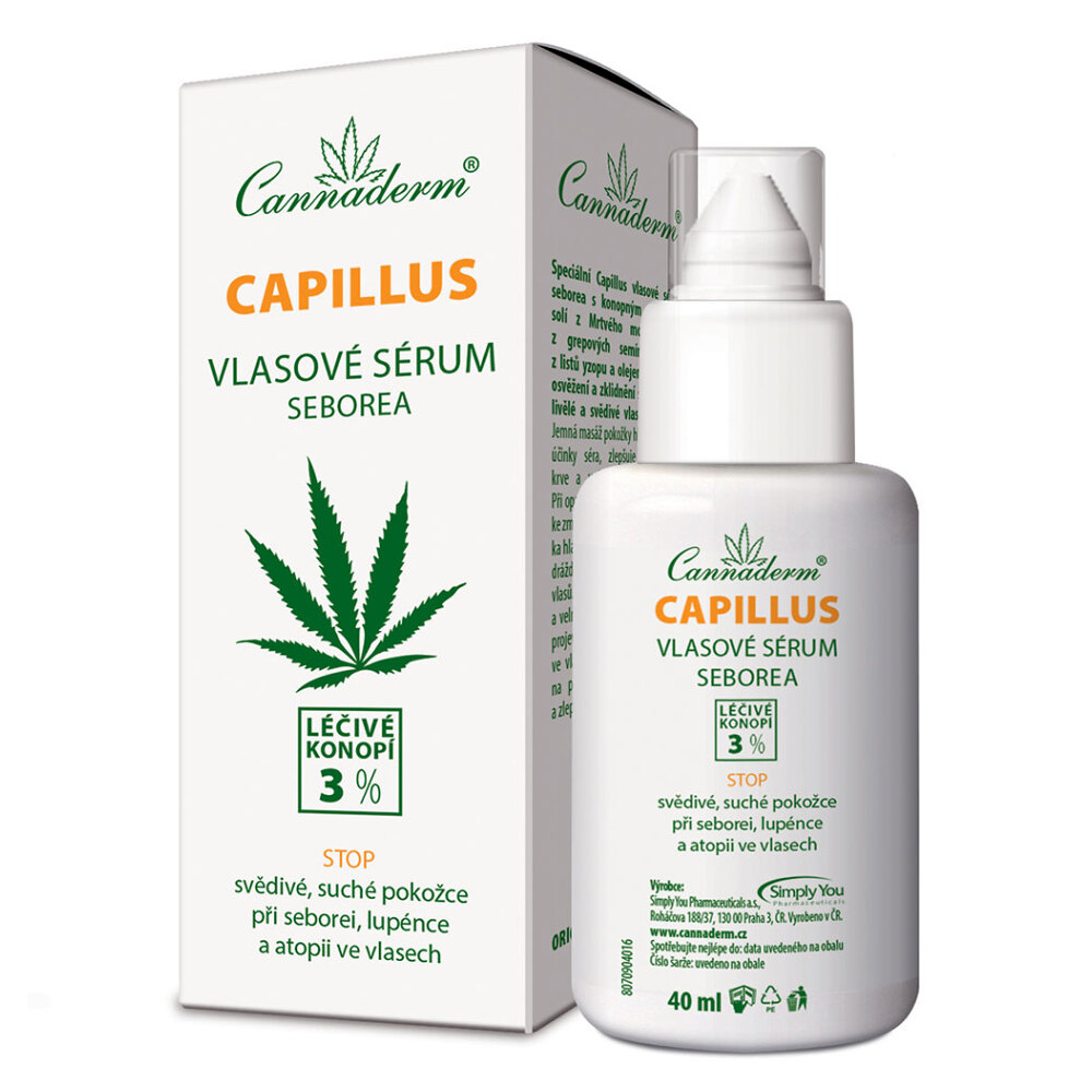 CANNADERM Capillus vlasové sérum seborea 40 ml kúpite na Mojalekaren.sk
