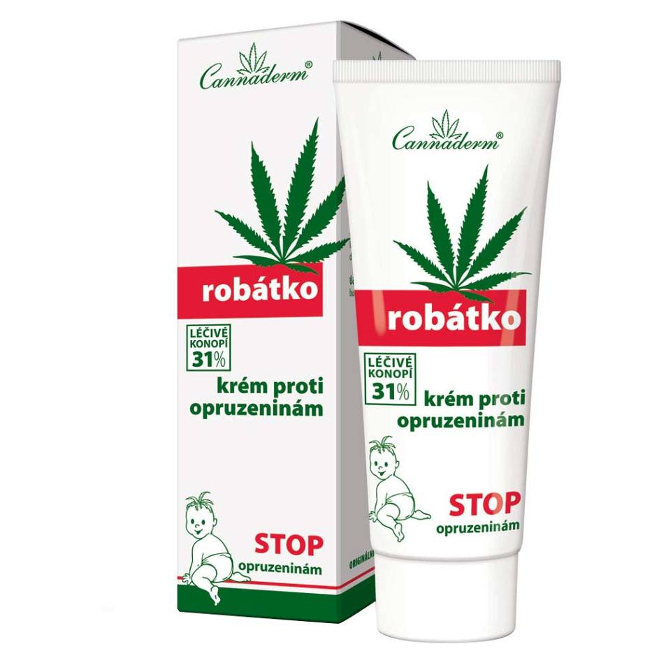 E-shop Cannaderm Robátko Krém Proti Opruzeninám 75g