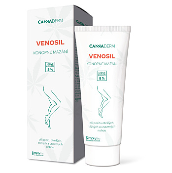 CANNADERM Venosil konopné mazanie na žily 100 ml (Masážne balzamy, emulzie) - Regeneračné