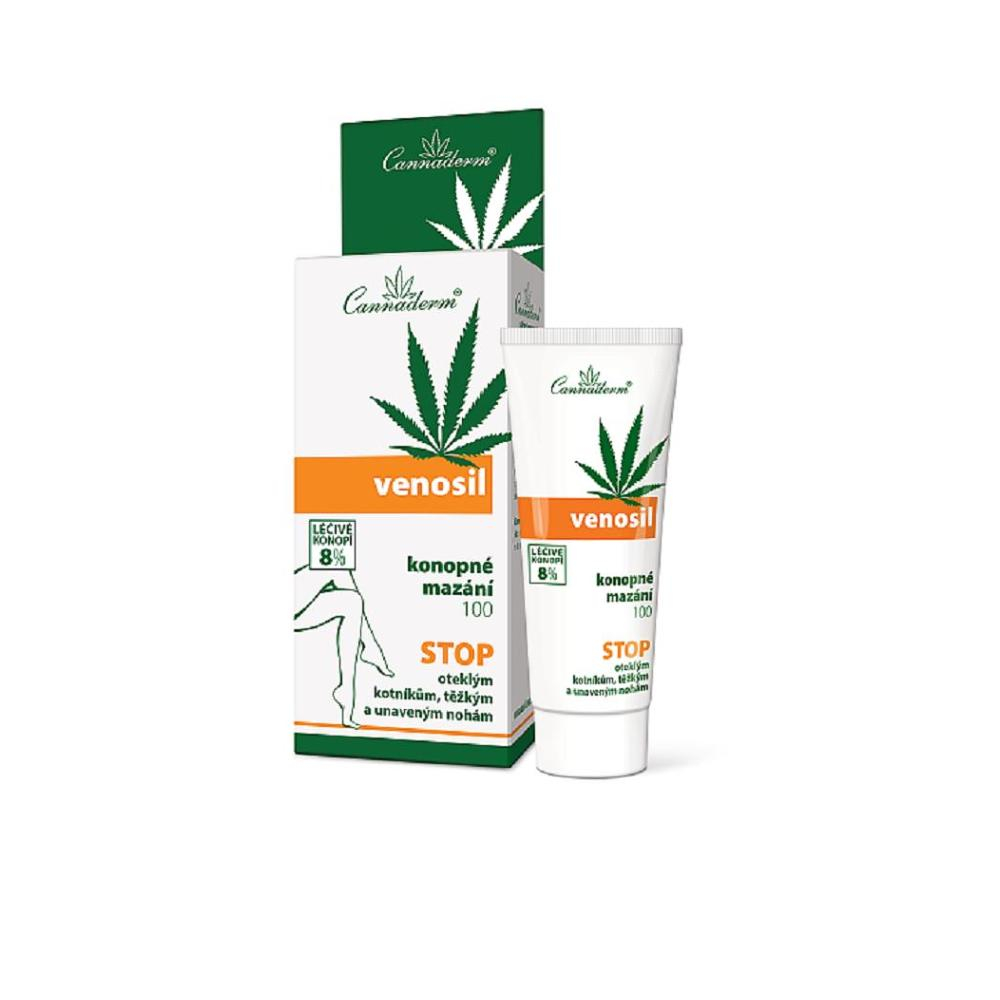 E-shop CANNADERM Venosil konopné mazanie na žily 100 ml