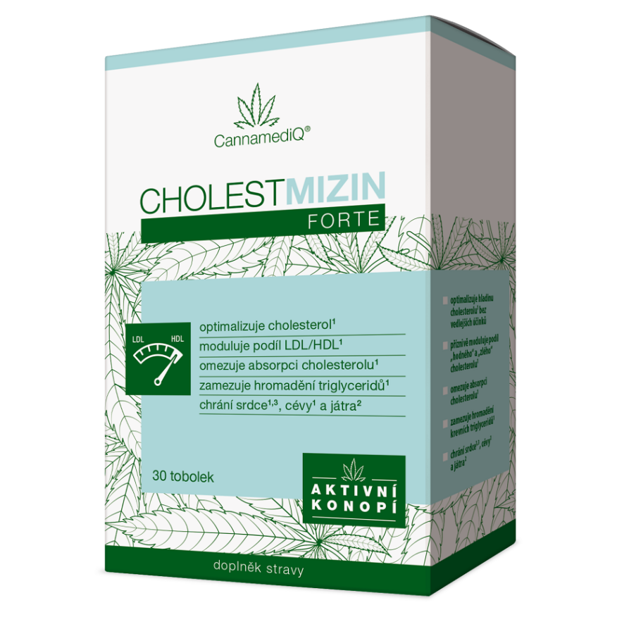 CannamediQ Cholestmizin Forte tobolky na udržanie normálnej hladiny cholesterolu 30 tbl kúpite na Mojalekaren.sk