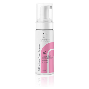CANNEFF CBD Intimate Foam Cleanser 170 ml (Intímne mýdla a umývacie gély)