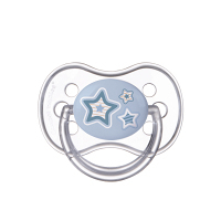 CANPOL BABIES Cumlík silikónový symetrický NEWBORN BABY 0-6m modrý