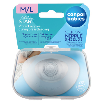 CANPOL BABIES Chránič prsnej bradavky Premium 2 ks M-L