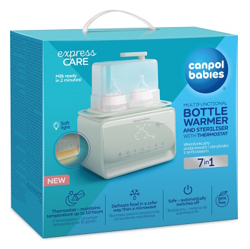CANPOL BABIES Elektrický ohrievač a sterilizátor fliaš 7v1 double (Ohrievače) - Elektrické, Sterilizačné - obrázok 4/4