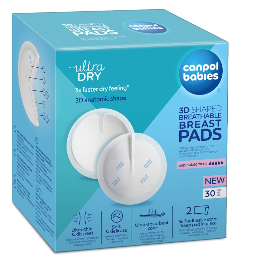 Canpol babies Breast Pads jednorazové vložky do podprsenky 30 ks kúpite na Mojalekaren.sk