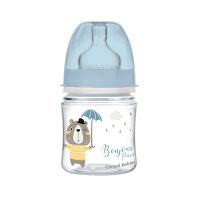 CANPOL BABIES Fľaša sa širokým hrdlom BONJOUR PARIS modrá 120 ml
