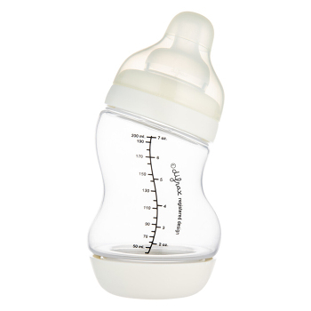 CANPOL BABIES Fľaša širokohrdlá antikoliková S-Shape 200 ml (Dojčenské fľaše) - Antikolikové