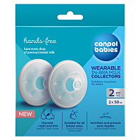 CANPOL BABIES Zberač materského mlieka 2 kusy