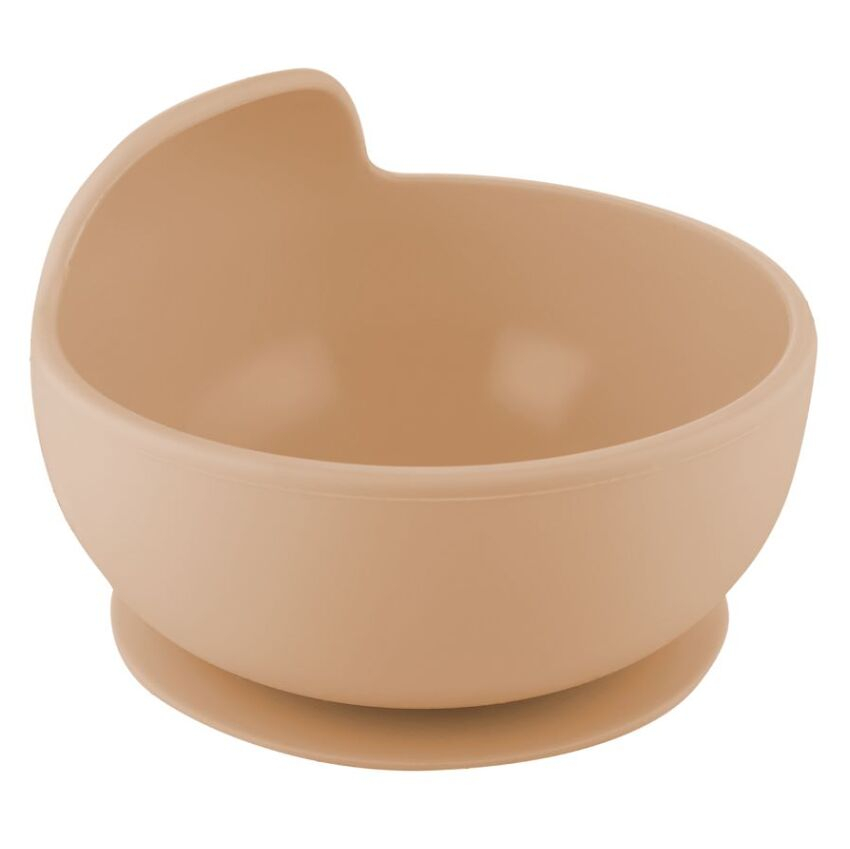 CANPOL BABIES Silikónová miska s prísavkou krémová 330 ml