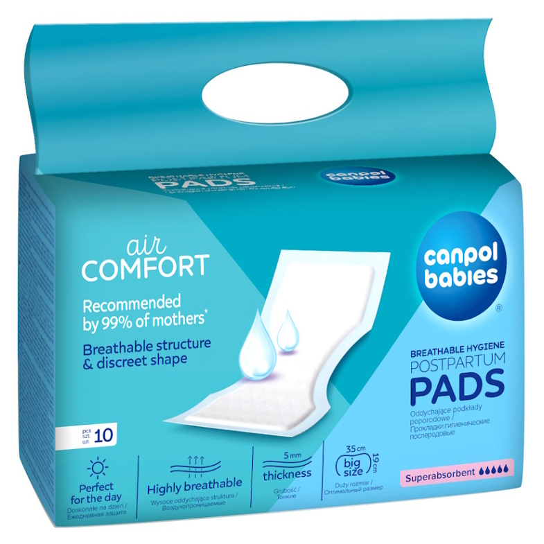CANPOL BABIES vložky pôrodnícke super absorpčné 10 ks kúpite na Mojalekaren.sk