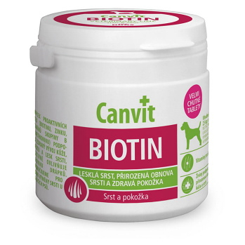 CANVIT Biotín ochutené pre psov 230 g