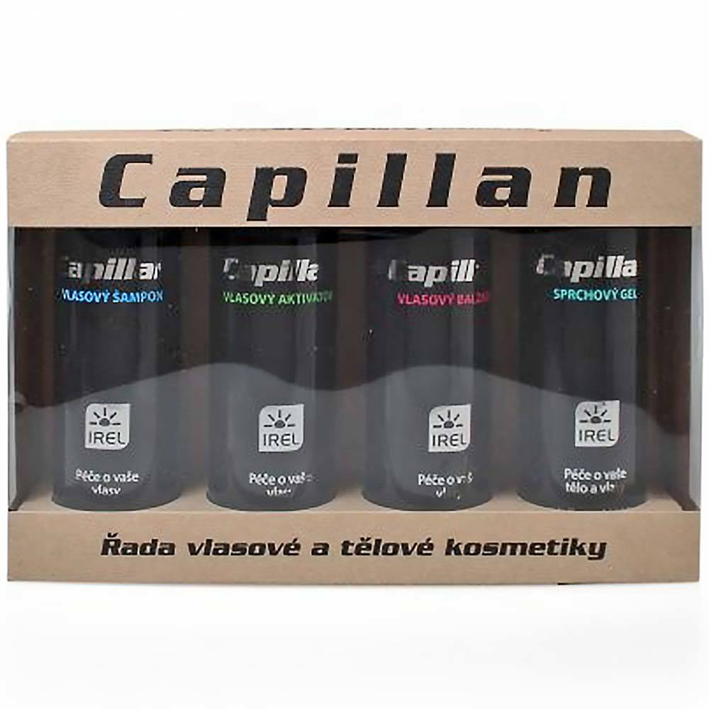 Capillan S darčeková sada 4x200 ml aktivátor + šampón + balzam + sprchový gél