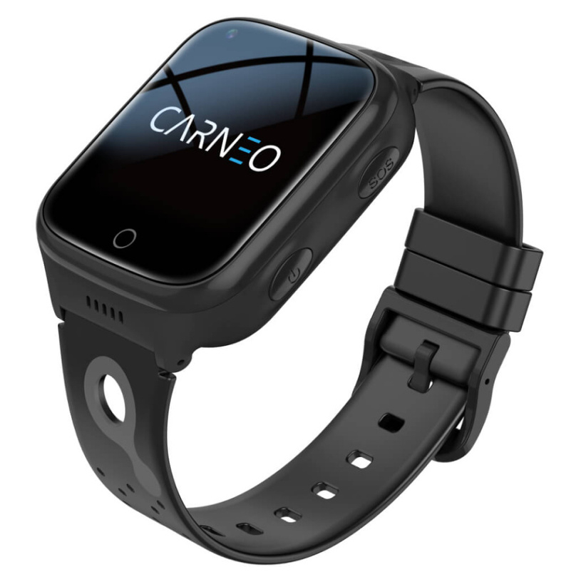E-shop CARNEO GuardKid+ 4G Platinum black detské inteligentné hodinky