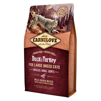 CARNILOVE Duck & Turkey granule pre mačky 1 ks, Hmotnosť balenia: 6 kg