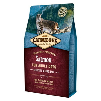 CARNILOVE Salmon Grain Free granule pre mačky 1 ks, Hmotnosť balenia: 2 kg