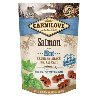 CARNILOVE Crunchy Snack pre mačky Salmon&Mint 50 g