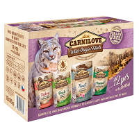 CARNILOVE Cat Pouch kapsičky s kúskami mäsa vo filetoch pre mačky 12 x 85 g