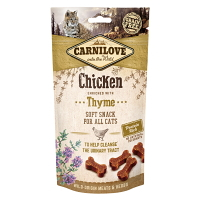 CARNILOVE Semi Moist Snack pre mačky Chicken&Thyme 50 g