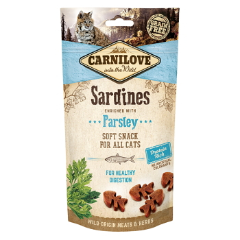 CARNILOVE Semi Moist Snack pre mačky Sardine&Parsley 50 g