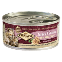 CARNILOVE Cat kitten turkey & salmon konzerva pre mačky 100 g