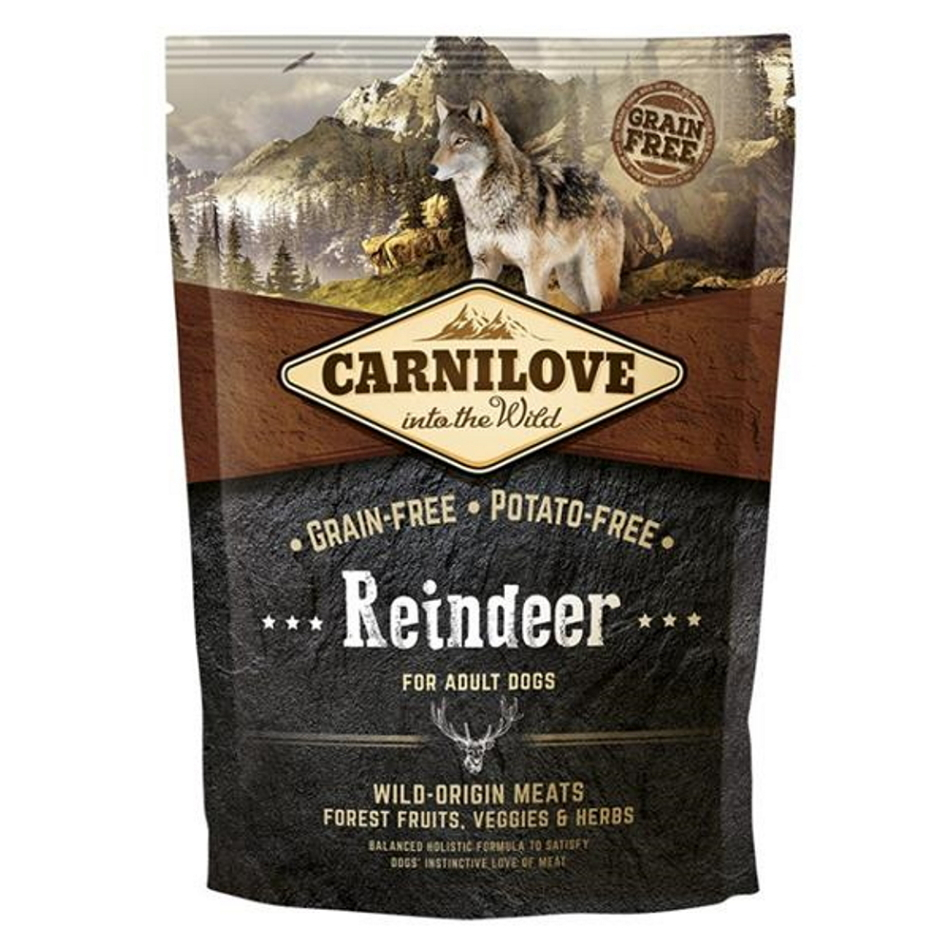E-shop CARNILOVE Reindeer Grain Free granuly pre psov 1 ks, Hmotnosť balenia: 1,5 kg
