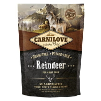 CARNILOVE Reindeer Grain Free granuly pre psov 1 ks, Hmotnosť balenia: 1,5 kg
