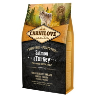 CARNILOVE Adult Salmon & Turkey granuly pre psov veľkých plemien 1 ks, Hmotnosť balenia: 12 kg