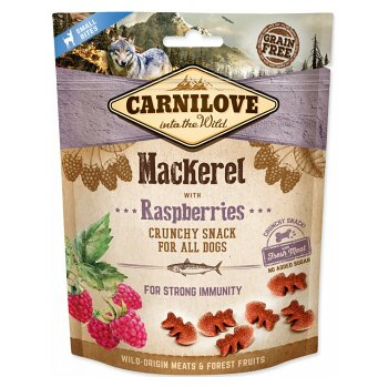 CARNILOVE Dog Crunchy Snack Mackerel&Raspberries 200 g