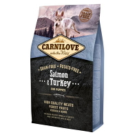 CARNILOVE Salmon & Turkey granuly pre šteňatá 1 ks, Hmotnosť balenia: 12 kg