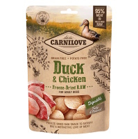 CARNILOVE Raw Freeze - Dried Snacks Duck & Chicken maškrty pre psov 60 g