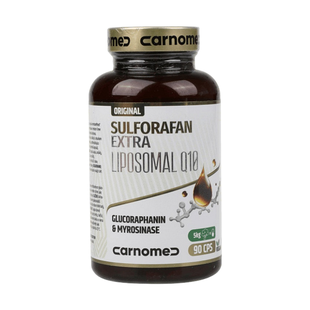CarnoMed Sulforafan EXTRA Liposomal Q10 90 kapsúl