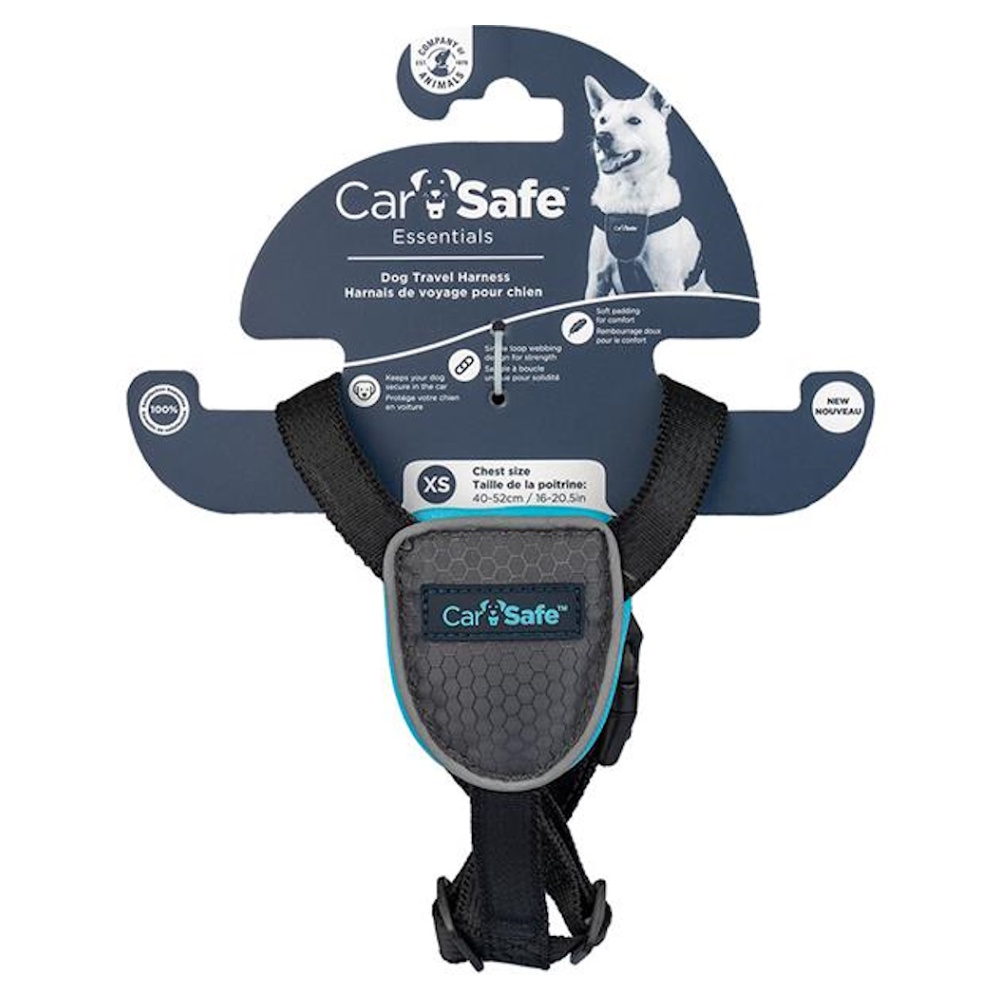 E-shop CARSAFE Postroj do auta pre psov čierny 1 ks, Veľkosť: XS
