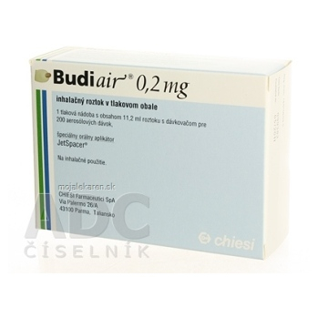BUDIAIR 0,2 mg sol inh 11,2 ml (JetSpacer) 1x200 davok (Lieky na predpis)