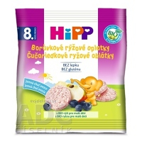 HiPP Sušienky čučoriedkové ryžové oblátky BIO 30 g