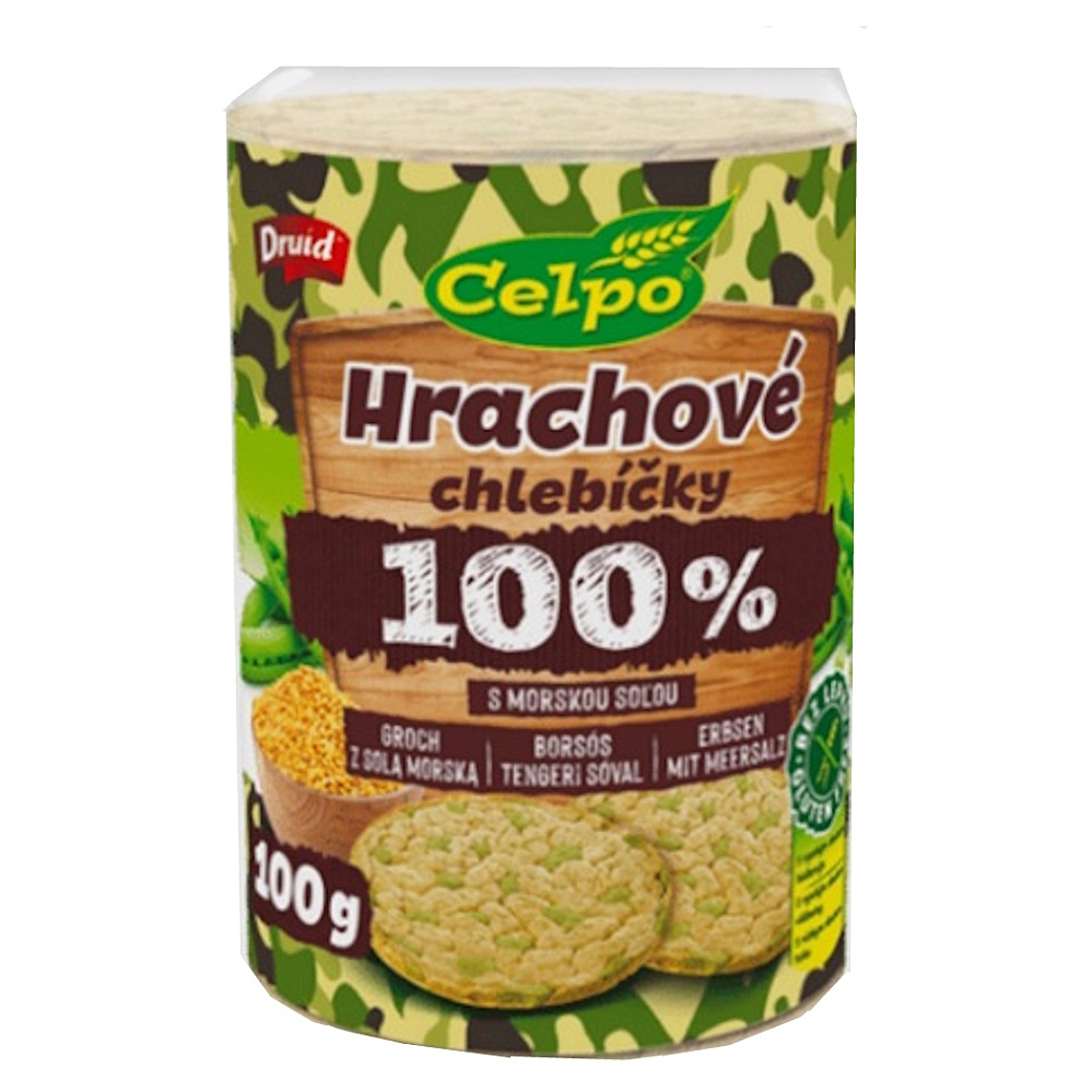 CELPO Hrachové chlebíčky s morskou soľou 100 g