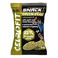 CELPO Fit Snack hrachový s príchuťou cesnak a bylinky 50 g