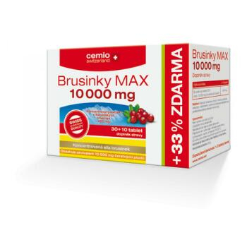 CEMIO Brusnice max 10000 mg 30 + 10 tabliet