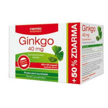 CEMIO Ginkgo 40 mg 60 + 30 kapsúl