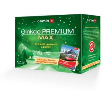 Cemio Ginkgo Premium Max 60 + 30 toboliek + darček