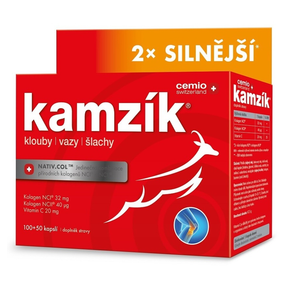 Cemio Kamzík kapsuly na výživu kĺbov a chrupaviek 150 cps kúpite na Mojalekaren.sk