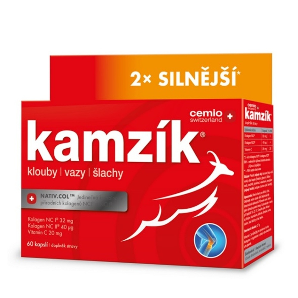 Cemio Kamzík kapsuly na výživu kĺbov a chrupaviek 60 cps kúpite na Mojalekaren.sk