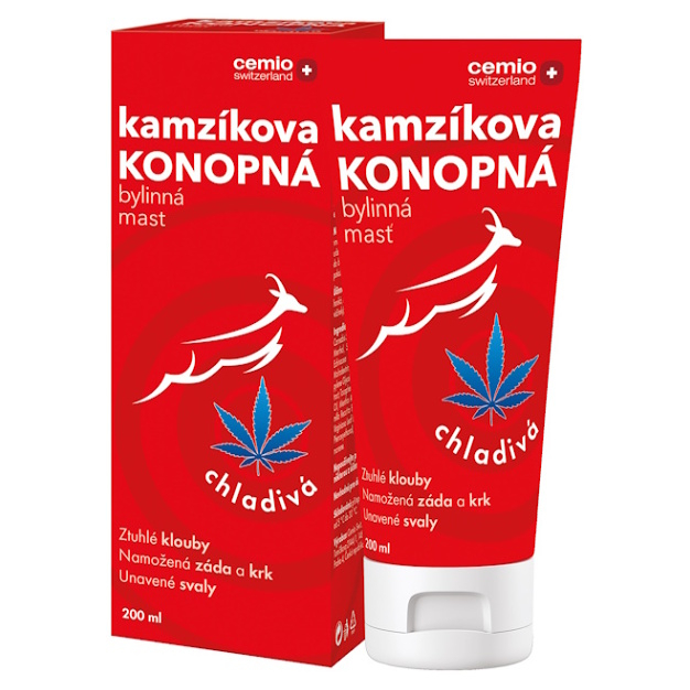 CEMIO Kamzíkova konopná mast chladiva 200 ml kúpite na Mojalekaren.sk