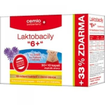 CEMIO Laktobacily 6+ 30 + 10 kapsúl ZADARMO